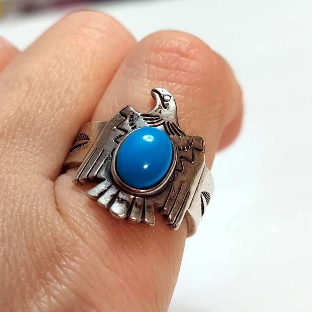 Royal Eagle Ring 925 Sterling Silver. - image 1